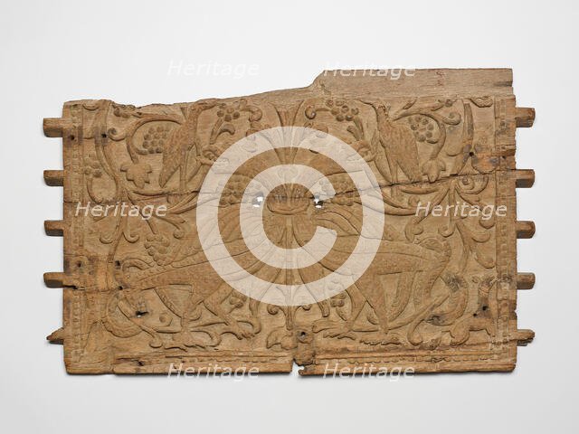 Carved Panel with Mythical Birds, Late 16th century. Creator: Unknown.