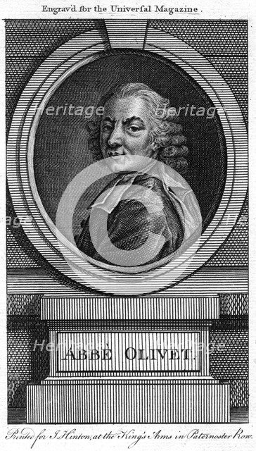 Pierre-Joseph Thoulier d'Olivet, French clergyman and man of letters, 18th century. Artist: Unknown