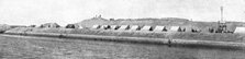 'Sur le Canal de Suez; Campement et retranchement anglais sur la rive asiatique de..., 1915 (1924) Creator: Unknown.