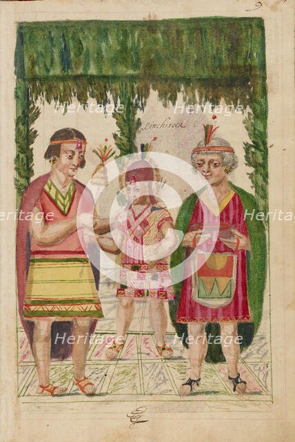 The Investiture of Sinchi Roca by Manco Capac, completed in 1616. Creator: Unknown.