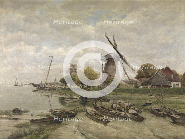 The Scheldt in Mariekerke, c1860-1910. Creator: Isidore Meyers.