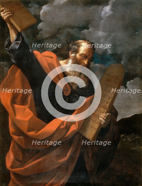 Moses Breaking the Tablets of the Law, ca 1624-1625.
