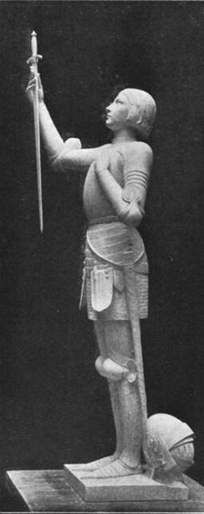 ''Une nouvelle statue de Jeanne d'Arc. Oeuvre d'Antonin Carles', 1916. Creator: Unknown.