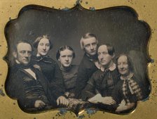 Group Portrait of a Family, about 1850. Creator: Unknown.