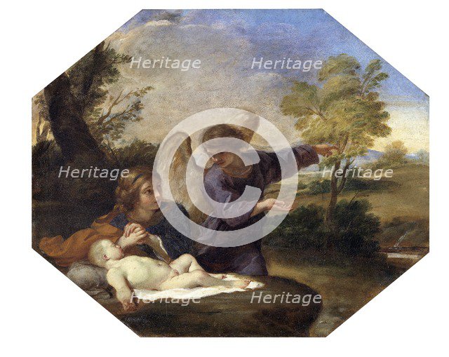 'Hagar and the Angel', 1616-1661. Artist: Andrea Sacchi