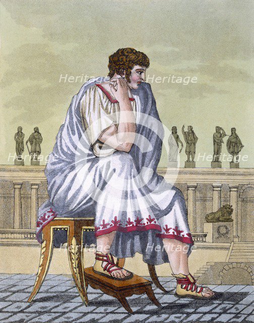 Roman Citizen, pub. 1796. Creator: Jacques Grasset de Saint-Sauveur (1757-1810).