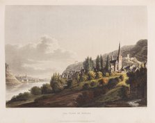 Bingen. From: A Picturesque Tour along the Rhine, 1820. Creator: Schütz, Christian Georg, the Younger (1758-1823).