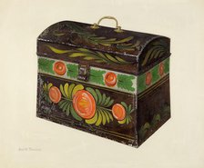 Toleware Box, 1935/1942. Creator: John H. Tercuzzi.