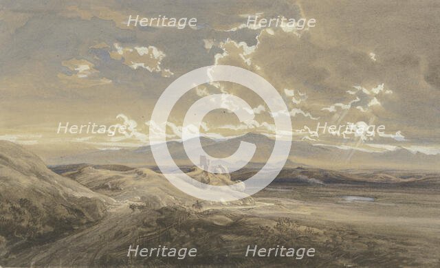 Campagna di Roma, mid-late 19th century. Creator: Eduard Wilhelm Pose.