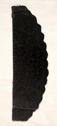 Velvet Cuffs, 1800s. Creator: Unknown.