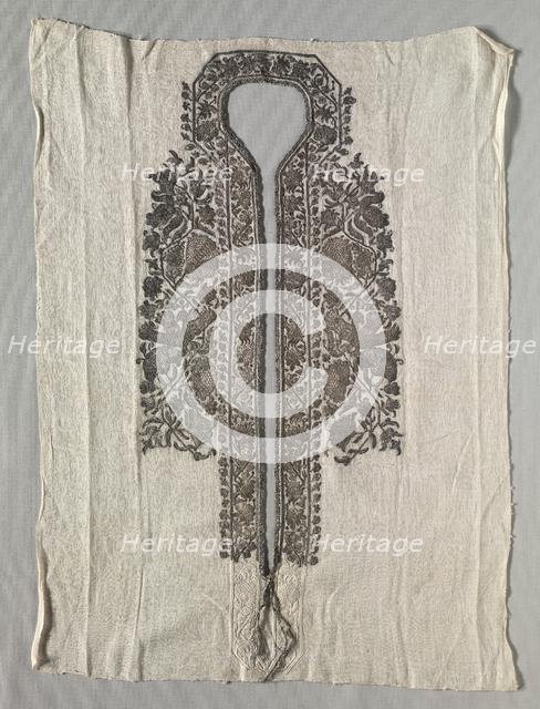 Fragment of a Shirt Front, 19th century. Creator: Unknown.