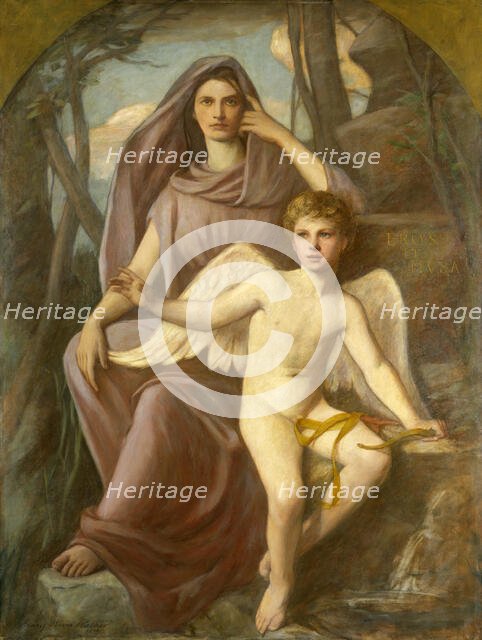Eros et Musa, 1903. Creator: Henry Oliver Walker.