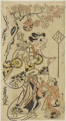 The Actor Iwai Sagenta I, c. 1701. Creator: Torii Kiyonobu I.