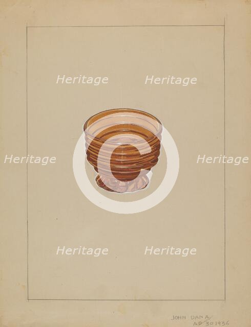 Salt Cellar, 1936. Creator: John Dana.