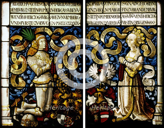 Margrave Frederick of Brandenburg-Ansbach (1460–1536) and his wife Sophia Jagiellon (1464–1512), 149 Artist: Kamberger, Hans (active before 1507)