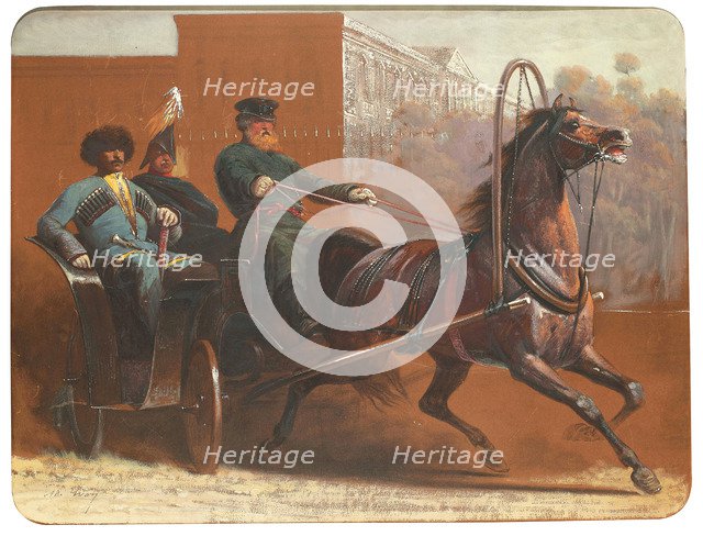 A coach ride through Saint Petersburg.