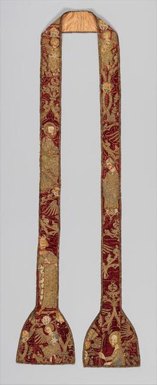 Stole with Various Saints, British, 14th century. Creator: Unknown.