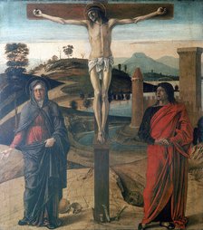 'The Crucifixion', 1465. Artist: Giovanni Bellini