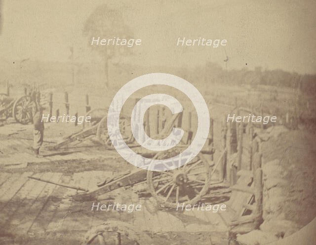 Rebel Works in Front of Atlanta, Georgia, No. 2, 1864. Creator: George N. Barnard.