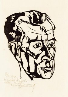 Portrait of the Composer Maurice Ravel (1875-1937), 1923. Creator: Van Uytvanck, Valentijn Edgar (1896-1950).
