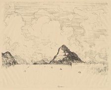 Panama: Entrance to the Canal from the Pacific, 1912. Creator: Joseph Pennell (American, 1857-1926).