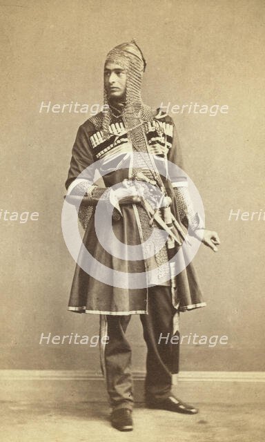 Officer of Sesghian(?) Regt, St Petersburg, between 1870 and 1886. Creator: Unknown.