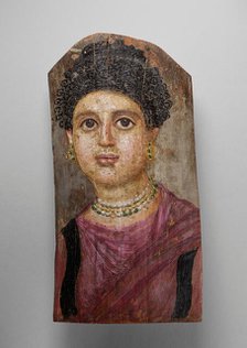 Mummy Portrait, A.D. 75-100. Creator: Malibu Painter.