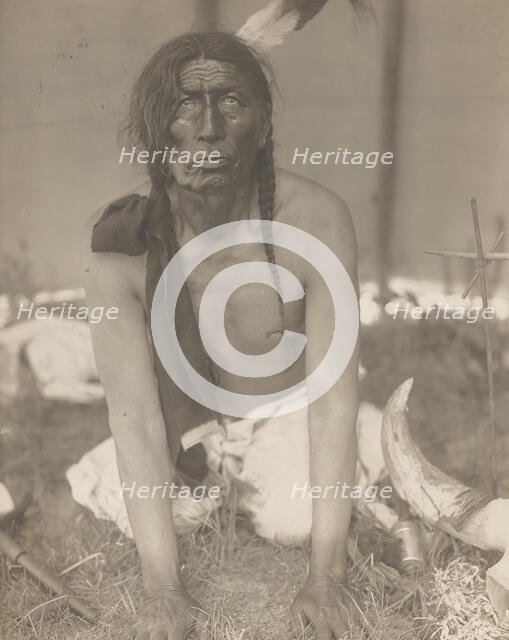 Slow Bull, 1907. Creator: Edward Sheriff Curtis.
