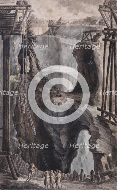 Mine, End of 18th-early 19th century. Creator: Gillberg, Carl Gustaf (1774-1855).