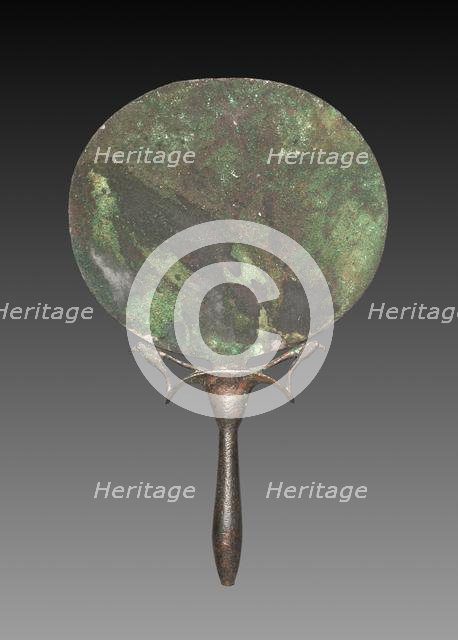 Mirror with Falcons, 1540-1296 BC. Creator: Unknown.