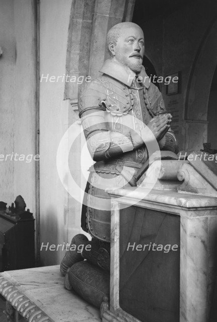 Effigy of Sir Michael Sondes, Throwley, Kent, 1962. Artist: Laurence Goldman