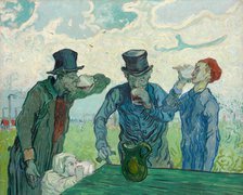 The Drinkers, 1890. Creator: Vincent van Gogh.