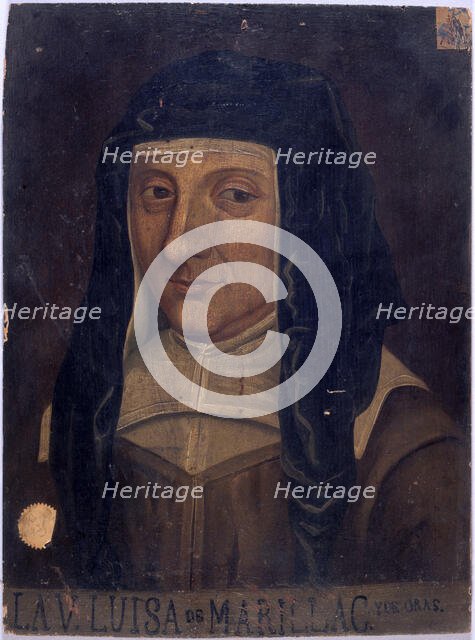 Portrait of Louise Legras, born of Marillac (1591-1622), c1660. Creator: Unknown.