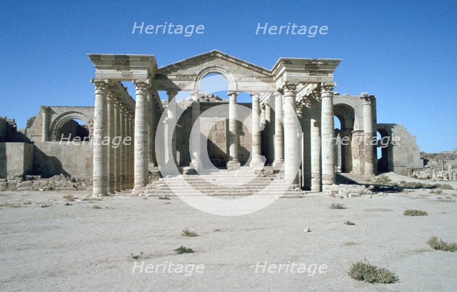 Hellenistic temple, Hatra (Al-Hadr), Iraq, 1977.