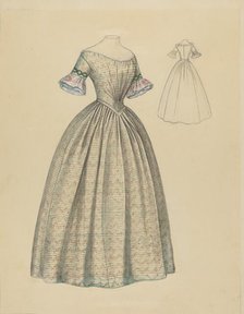 Dress, c. 1938. Creator: Jean Peszel.