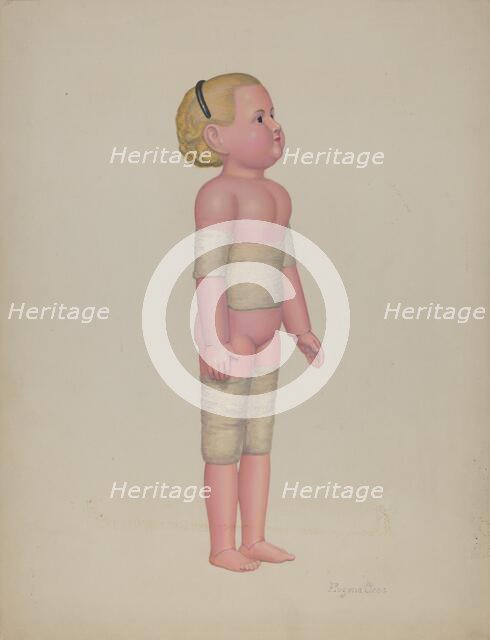 Doll - "Adeline", c. 1938. Creator: Eugene Croe.