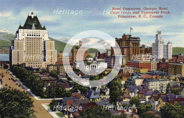 Vancouver, British Columbia, Canada, 1940. Artist: Unknown