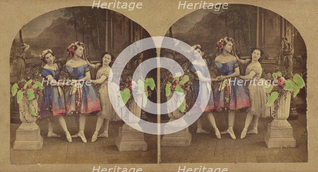 Pets of the Ballet, about 1865. Creator: London Stereoscopic & Photographic Co.