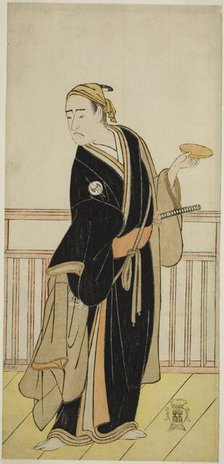 The Actor Ichikawa Yaozo III as Oboshi Yuranosuke in the Play Kanadehon Chushingura..., c. 1786. Creator: Shunsho.
