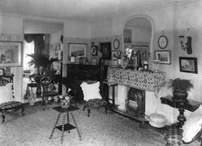 Edwardian living room, 1909. Artist: Unknown