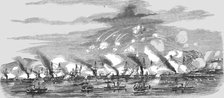'Sebastopol; Combined Naval Attack on the Russian Forces of Sebastopol', 1854. Creator: Unknown.
