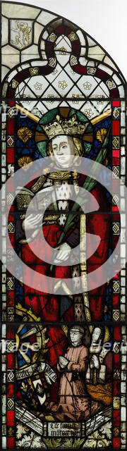 Panel with St. Catherine of Alexandria, French, ca. 1500. Creator: Unknown.