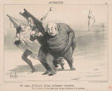Air connu: Oh! Richard, Oh! Mon roi ..., 19th century. Creator: Honore Daumier.