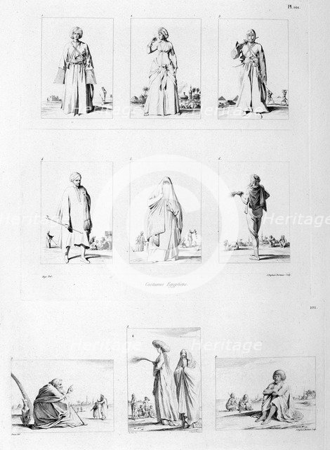'Egyptian Costume', c1808. Artist: Rigo