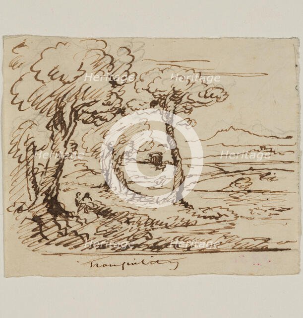 Tranquility, c1839. Creator: Thomas Cole.