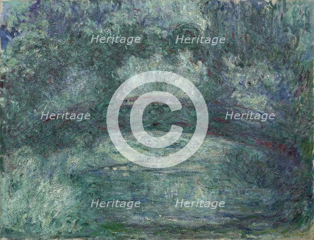 The Japanese bridge, 1919-1924. Artist: Monet, Claude (1840-1926)