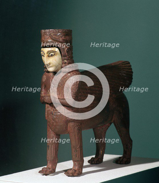 Bronze fantastic creature from Urartu, 9th century BC. Artist: Unknown