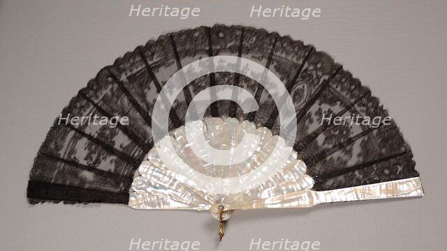 Fan, American, 1885-95. Creator: Unknown.
