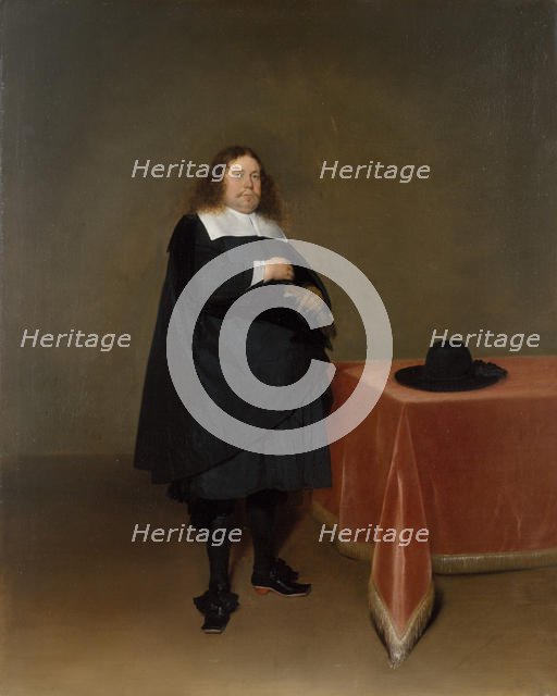 Burgomaster Jan van Duren (1613-1687), ca. 1666-67. Creator: Gerard Terborch II.