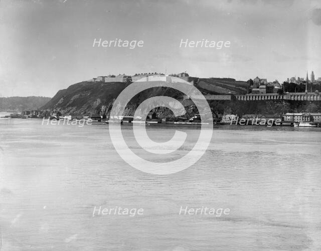 Quebec from Levis, between 1910 and 1920. Creator: Unknown.